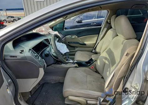 2012 Honda Civic Dx из США, поврежденный, VIN 2HGFB2F27CH515698